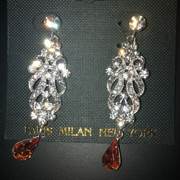 Prom/Pageant/Bridal Earrings - Picture 1 of 2
